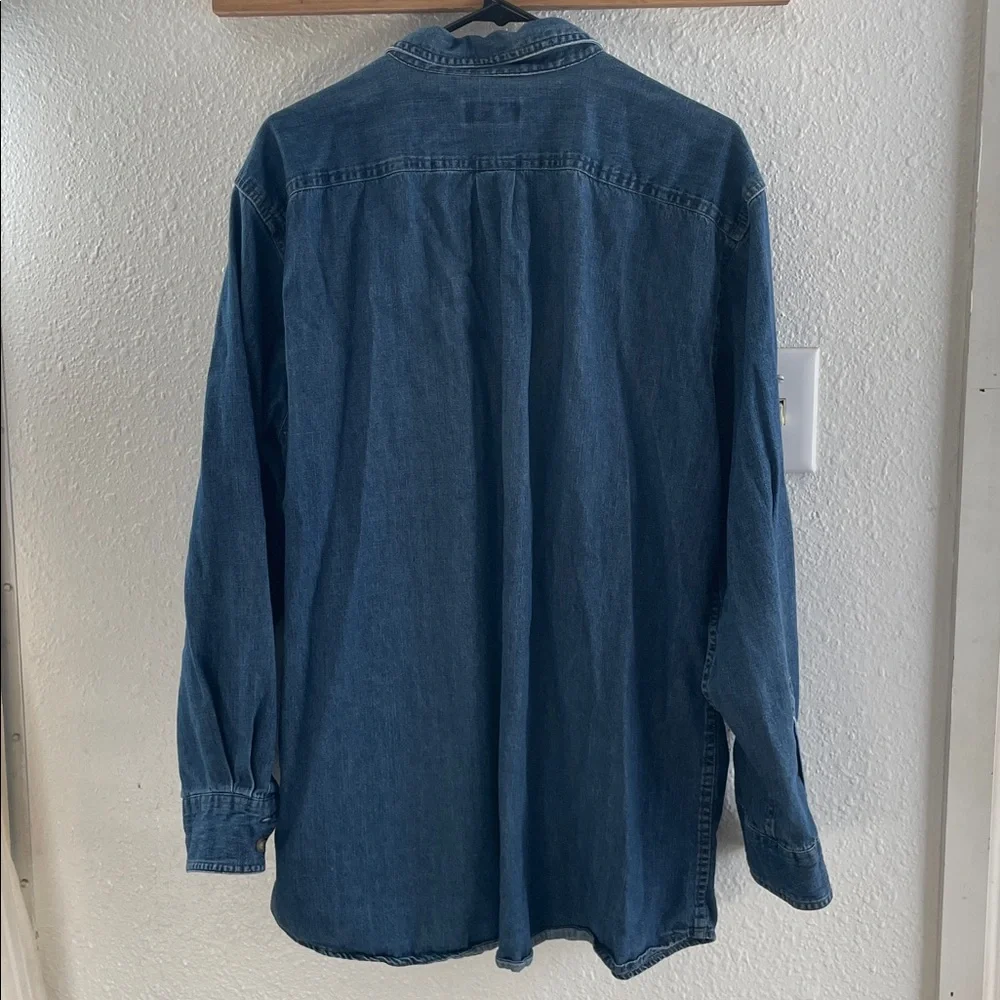 Denim Button Down - Picture 3 of 4
